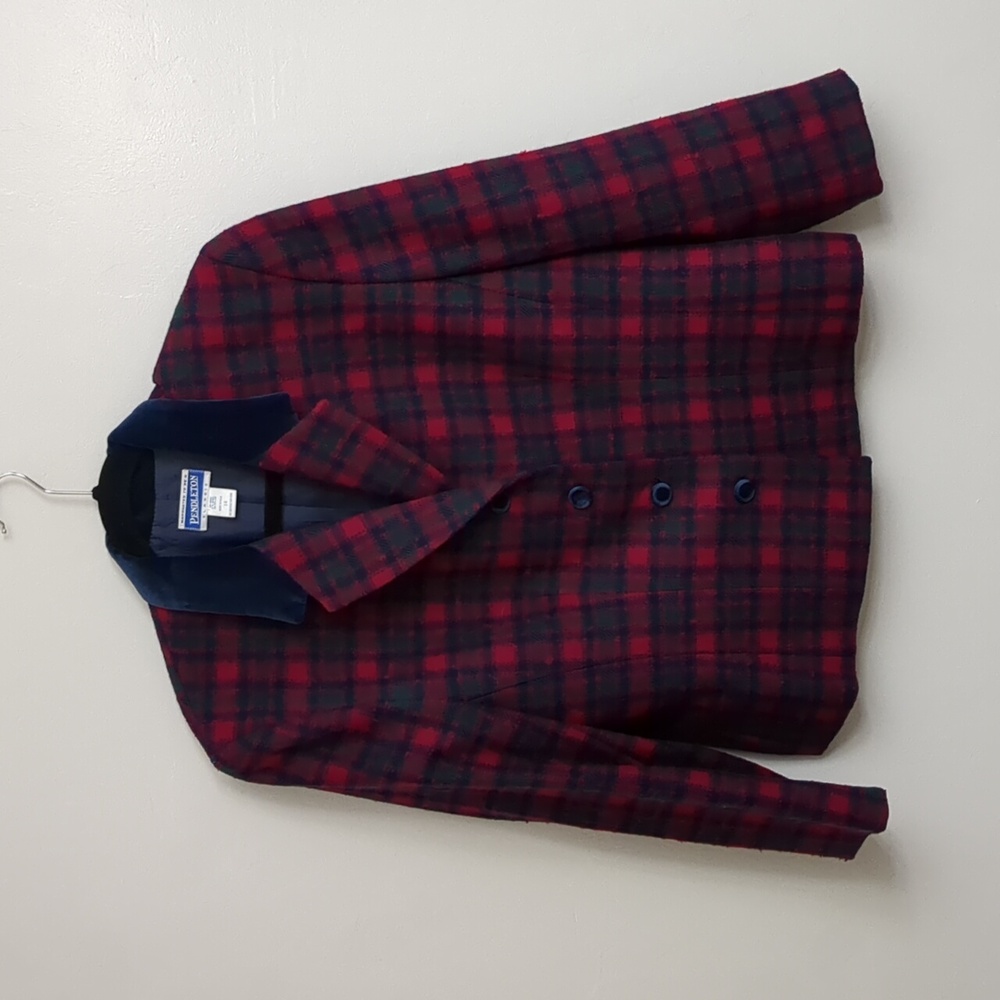 Vintage Pendleton Tartan Wool Blazer